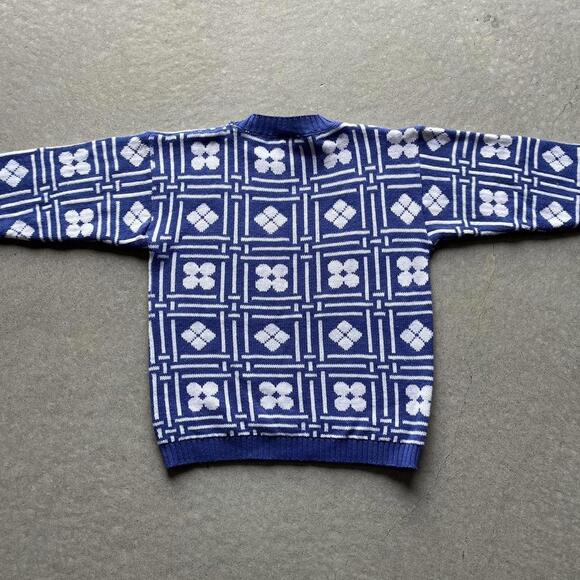 Vintage 90s Diversity Sport Pattern Knit Sweater - Picture 3 of 4